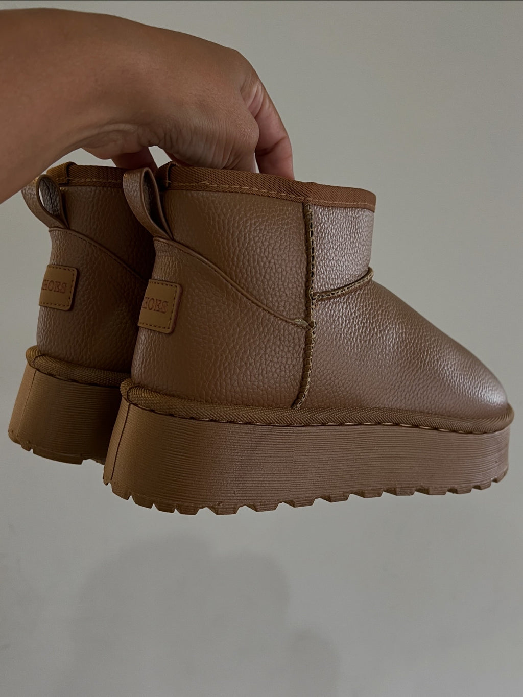 PANTUBOTAS CAMEL ECOCUERO